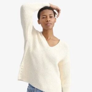 Everlane Cream Knit Sweater
